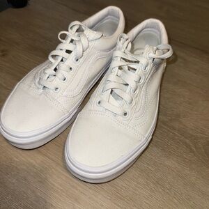 Vans Women’s white sneakers